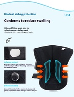 Botte de marche pneumatique orthopédique personnalisée ROM pour la protection des entorses de la cheville, souple et flexible