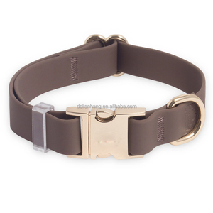 <span class=keywords><strong>Collar</strong></span> de perro de TPU sólido ajustable de 3/4 pulgadas, equipo de entrenamiento de nailon de liberación rápida, cintas de plástico impermeables, collares sólidos para mascotas - Product Image 2