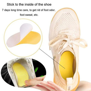 Nouveau produit Semelles intérieures Autocollants frais à la <span class=keywords><strong>citronnelle</strong></span> Chaussures colorées Patchs désodorisants - Product Image 4