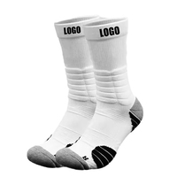 Chaussettes de sport pour jeunes, respirantes en tissu éponge, pour hommes, entraînement, basketball, amortissantes, usage quotidien