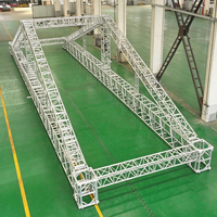Estructura de Aluminio Plegable Portátil 6061-T6 de 400 mm, Estructura Resistente para Escenarios, Eventos, DJ, Exhibiciones, Conciertos y Negocios