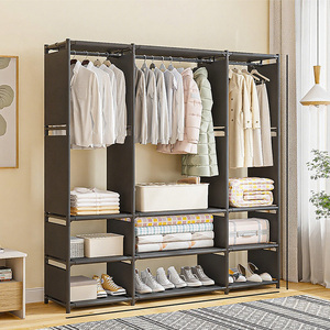 <span class=keywords><strong>Armario</strong></span> Almacenamiento para sala de estar Almacenamiento de ropa de gran capacidad Ropa de tela no tejida portátil extraíble - Product Image 3