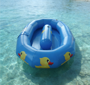 <span class=keywords><strong>Piscina</strong></span> Gonfiabile per Bambini con Motivi a Paperella e Isola Galleggiante - Design Pieghevole per Giardino, Spiaggia e Attività Acquatiche in Famiglia - Product Image 4