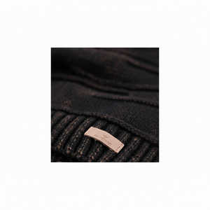 Boina negra para hombre de algodón 100% modelo 1133c001 y 100413515 todas las estaciones Lavable a mano - Product Image 1