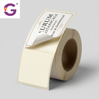 Autocollant personnalisé avec logo, autocollant de bouteille imprimé de haute qualité, autocollant en vinyle auto-adhésif imperméable pour l'emballage