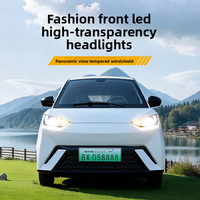 Voiture électrique mini longue portée à 4 roues et 4 places, moteur 1500W, vitesse 50km/h, autonomie 101-200km, pour les trajets urbains et l'usage domestique