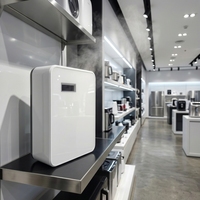Diffuseur d'arômes électrique commercial de luxe pour CVC, en plastique écologique, noir ou blanc au choix, système de parfumation pour