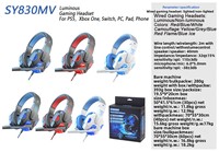 Casque de jeu filaire circum-auriculaire avec annulation active du bruit, haut-parleurs 40 mm, son Hi-Fi, câble de 2,2 m pour ordinateurs portables - Vente en gros usine