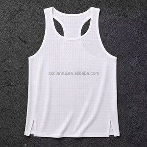 Débardeur de sport léger et écologique pour <span class=keywords><strong>homme</strong></span>, perforé, à séchage rapide, respirant, pour la gym, le fitness, la course et l'entraînement - Product Image 4