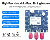 Récepteur GNSS multibandes ZED-F9T-10B, module RTK, bandes de fréquences L1/L2/L5, synchronisation au niveau du picoseconde, précision au centimètre près