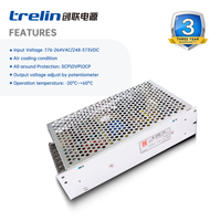 Alimentation industrielle à découpage AC/DC A-250-12 250W 12V 20A et transformateur pour équipement semi-conducteur et contrôle de machines CE
