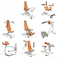 Machine de musculation réglable en acier pour fitness, presse pectorale, presse papillon, multifonctionnelle, durable, pour rééducation