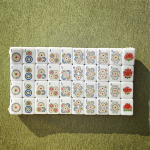 Tuiles de Mahjong de Luxe en Acrylique <span class=keywords><strong>à</strong></span> Motif Bois, Quatre Couches, Résistantes <span class=keywords><strong>à</strong></span> la Décoloration, Durables, pour 4 Joueurs <span class=keywords><strong>à</strong></span> <span class=keywords><strong>Domicile</strong></span> - Vente en Gros - Product Image 5