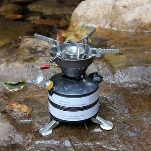 Réchaud à essence et kérosène portable BRS Mini pour aventures en plein air avec combustible liquide - Product Image 5