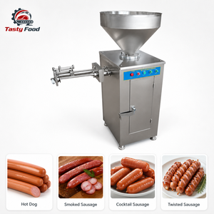 Machine industrielle de remplissage de saucisses à torsion automatique et sous vide, pour l'industrie de la viande et des saucisses - Product Image 4