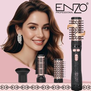 ENZO Prix Usine 3 en 1 1000W <span class=keywords><strong>Brosse</strong></span> Soufflante Rotative Automatique, Sèche-<span class=keywords><strong>Cheveux</strong></span>, <span class=keywords><strong>Brosse</strong></span> Coiffante, Fer <span class=keywords><strong>à</strong></span> Boucler <span class=keywords><strong>Électrique</strong></span>, Ensemble Peigne <span class=keywords><strong>à</strong></span> Air Chaud - Product Image 2