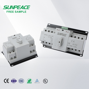 Cầu dao tự động chuyển đổi nguồn DC AC ATS 63A 100A 110V 220V 230V 2P 3P 4P ba pha năng lượng mặt trời kép - Product Image 5