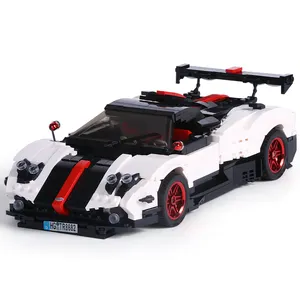 Mold King 13105 Pagani Wind Son Mobil Balap, Mainan Bangunan Blok Bangunan Kendaraan Model Technol