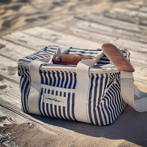 2024 nuevo gran aislamiento estampado personalizado forro playa nevera <span class=keywords><strong>bolsa</strong></span> suave no tejida lona picnic reutilizable <span class=keywords><strong>hielo</strong></span> nevera <span class=keywords><strong>bolsa</strong></span> para comida - Product Image 1