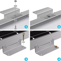 Système de montage solaire PV RV support de toit support Kit de montage en aluminium peut fournir le dessin comme conception de projet