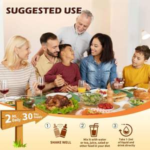 Complément alimentaire pour la prise de poids à base de probiotiques en marque privée, stimulant l'appétit, gouttes liquides, santé des enfants, favorise la digestion, sans OGM - Product Image 4