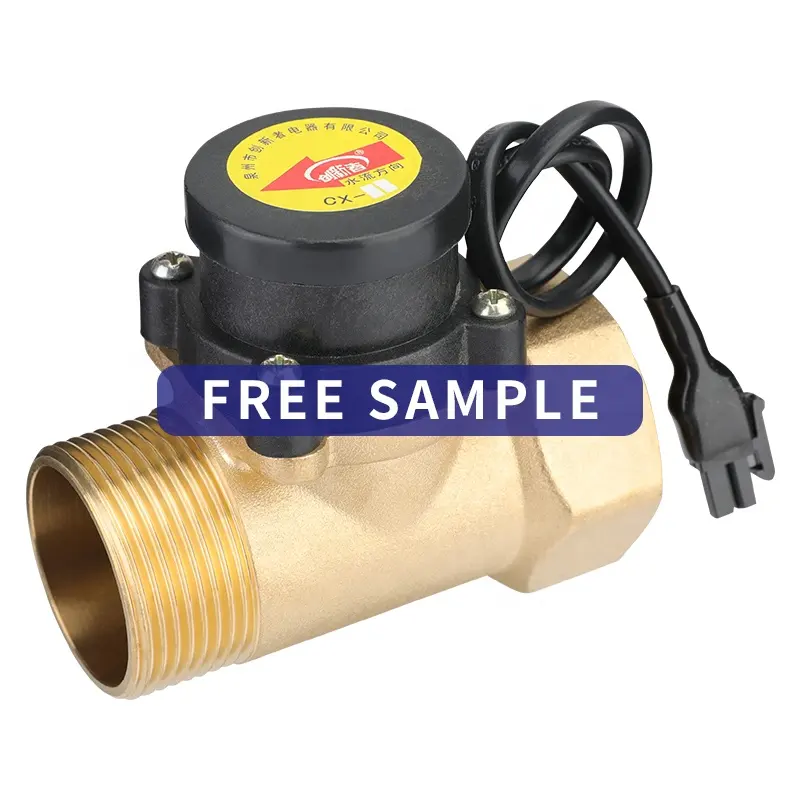 Ad alta Potenza Pompa Booster Acqua In Ottone Interruttore di Flusso 1 Inch per il controllo di acqua a due vie magnetica valvola acqua a solenoide