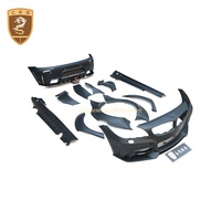 Kit de Carrocería de Fibra de Carbono para BMW Z4 2009-2014, Actualización al Estilo ROWEN, Parachoques Delantero, Faldones Laterales, Alerón Trasero, Kit de Carrocería Ancha