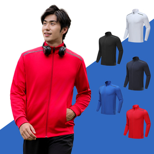 Vêtements de sport pour hommes survêtement Ensembles avec logo personnalisé Ensemble de course à glissière complète à manches longues pour hommes 2 pièces Football - Product Image 6