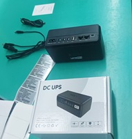 Mini UPS 18w 36w dengan Baterai Lithium 20000 24000mah Terpasang, Port DC 5 9 12 24 dengan PoE untuk Router Wifi Kamera CCTV
