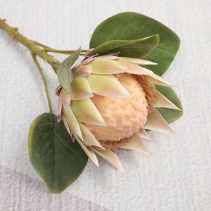 Soie Roi Champagne 3D Fleur Artificielle pour Mariage Décor À La Maison et Noël Graduation Pièce Maîtresse Fleurs En Gros - Product Image 3