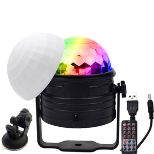 USB Mini Disco LED nhấp nháy ánh sáng nhỏ ma thuật bóng nhiều màu điều khiển bằng giọng nói bàn nhảy bầu không khí xe hơi tiệc giáng sinh - Product Image 1
