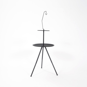 Adjustable Height Round Camping <b>Table</b>-Lightweight Aluminum Alloy Telescopic <b>Folding</b> Legs for Picnic - Product Image 2