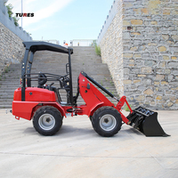 Heracles H180E CE Mini batterie électrique 4WD chargeur articulé flambant neuf 900kg capacité seau moteur pompe fabriqué en Chine