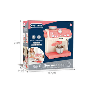 เครื่องชงกาแฟของเล่นจำลองเสียงและแสง ใช้แบตเตอรี่ สำหรับเด็กอนุบาล - Product Image 5