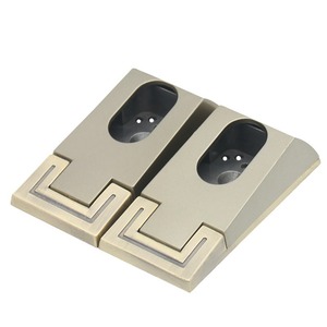Support mural en alliage de zinc pour tringle de penderie, forme rectangulaire, pour organisateur de vêtements - Product Image 3