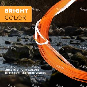 Ligne de pêche Tenkara <span class=keywords><strong>Leader</strong></span> Line à diamètre réduit 3,3 m/3,6 m/4,0 m/4,5 m en couleur orange vif avec services de cartes de support personnalisées - Product Image 5