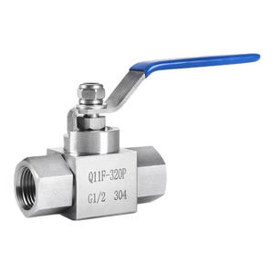 Vanne à bille en acier inoxydable Q11F 304, type à commande manuelle G1/2, pour utilisation dans l'industrie de l'eau, du pétrole et du gaz - Product Image 1