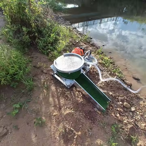 Taşınabilir Mini nehir kum altın kaydırma makinesi ağır <span class=keywords><strong>Metal</strong></span> hızlı eleme makinesi Mini altın araştırmak altın madencilik çamaşır makinesi - Product Image 5