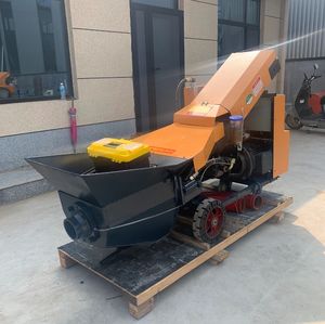 مضخة خرسانة لولبية، مضخة حقن أسمنت وملاط تمعجية، مضخة نقل الخرسانة، مضخة خرسانة خطية صغيرة - Product Image 2