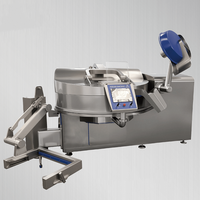 Machine de découpe sous vide pour bacs de 125L à 750L, hachoir à bacs pour la transformation industrielle de saucisses, jambons et viandes