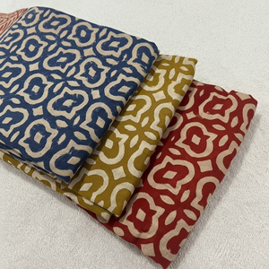 Jaipuri Pareo Filles Foulards Écologique Boho Hippie Style Châle Couverture Dabu Imprimer Femmes Étole Plage Porter Châles Traditionnels - Product Image 1