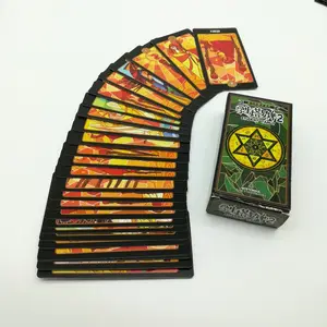 Cartes de tarot anglais personnalisées avec guide imprimé en usine cartes de tarot de haute qualité pour débutants avec boîte