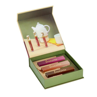 Rouge à lèvres personnalisé rose vide brillant à lèvres baume kit de soin baume emballage de boîte-cadeau