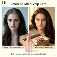 Minyak Rambut Formula 2 in 1 Squalane Alami Organik Berkualitas Tinggi, Menutrisi, Memperkuat, Memperbaiki Kerusakan, Mencegah Kerusakan, dan Merangsang Pertumbuhan Rambut