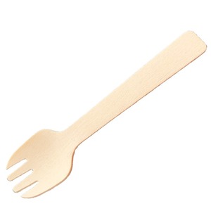 Cucchiaio Monouso con Manico Lungo, Cucchiaio in Legno, Coltello, Forchetta, Cucchiaio per Dessert, Torte e Gelato, Stoviglie Biodegradabili in Betulla - Product Image 4