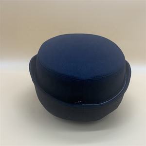 Casquettes en <span class=keywords><strong>laine</strong></span> et polyester brodés de haute qualité femmes casquette uniforme de sécurité officier chapeau melon - Product Image 5