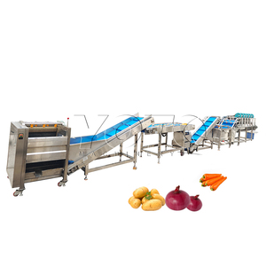 Solutions de restauration pour employés : ligne de pelage, lavage, découpe et emballage de gingembre, manioc, carottes et autres légumes-racines, mélangeur de cuisine de commissarie - Product Image 1