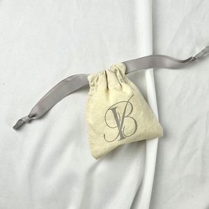 Top Quality Soft Cotton <b>Drawstring</b> <b>Pouch</b> Eco-Friendly Dust Bag <b>Drawstring</b> Gift Bags Dust Bag with Custom Logo - Product Image 3