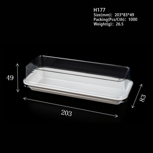 Contenants alimentaires ronds/ Personnalisés en plastique transparent jetables pour mousse au fromage, gâteaux, pâtisseries et coupes blister – Fabrication professionnelle - Product Image 2