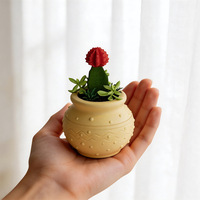 Moule en silicone pour pot de fleurs en forme de bassin à poissons, pour résine, plâtre, ciment, pot de fleurs, conteneur pour plantes succulentes, moule de moulage DIY